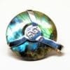 Rainbow Labradorite with Opal Center – Triskelion Amulet - Image 2