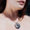 Red Jasper Genesis Amulet with Mystic Green Quartz - Image 2